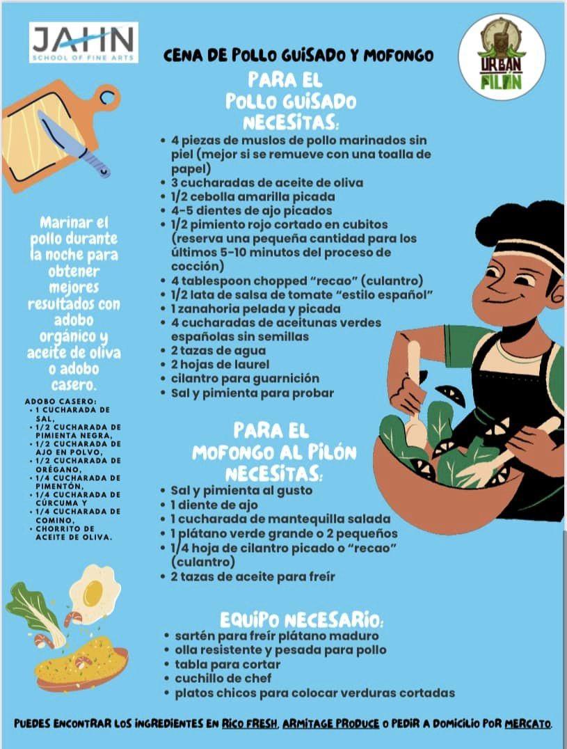 Recipe in Spanish