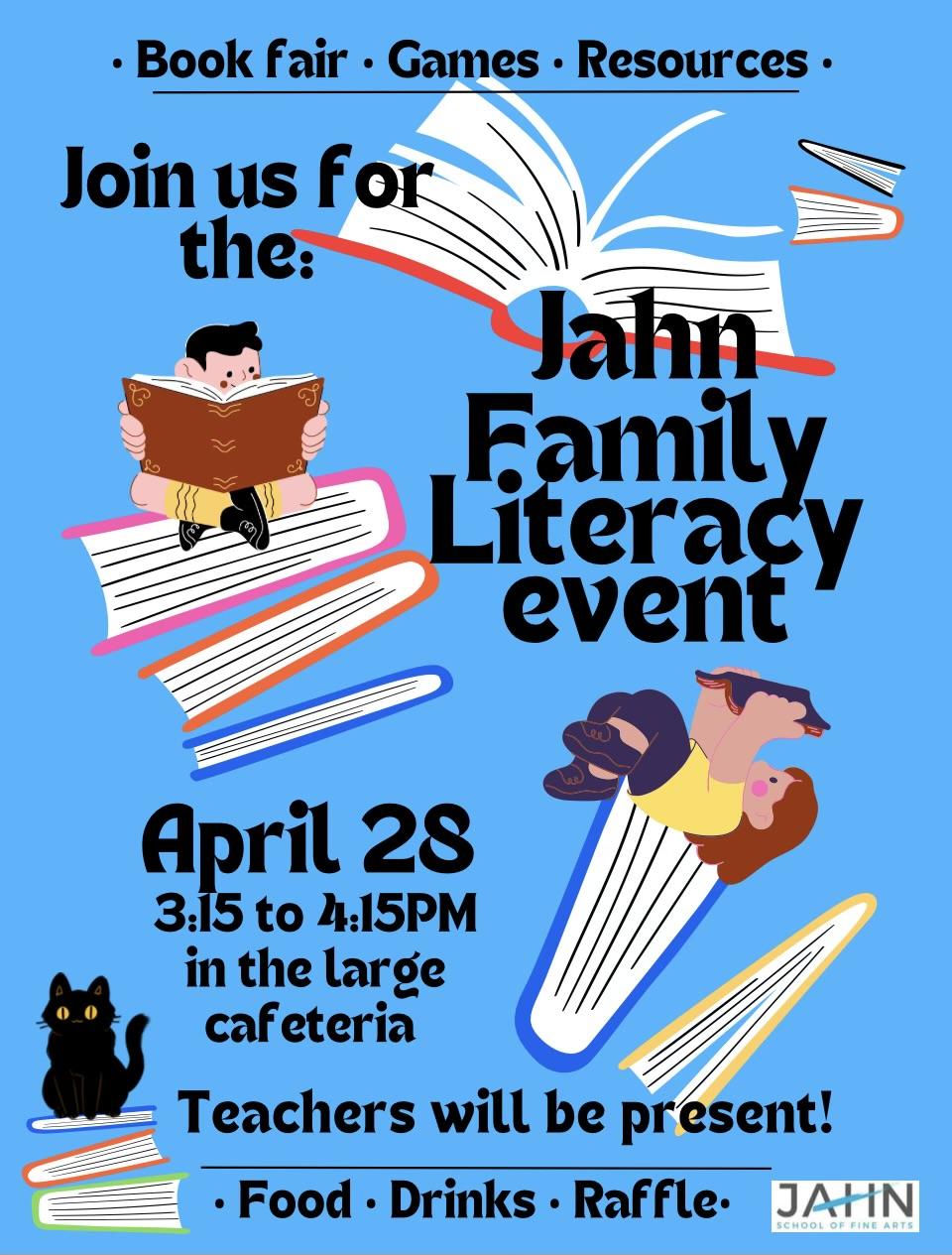 Literacy Event flyer