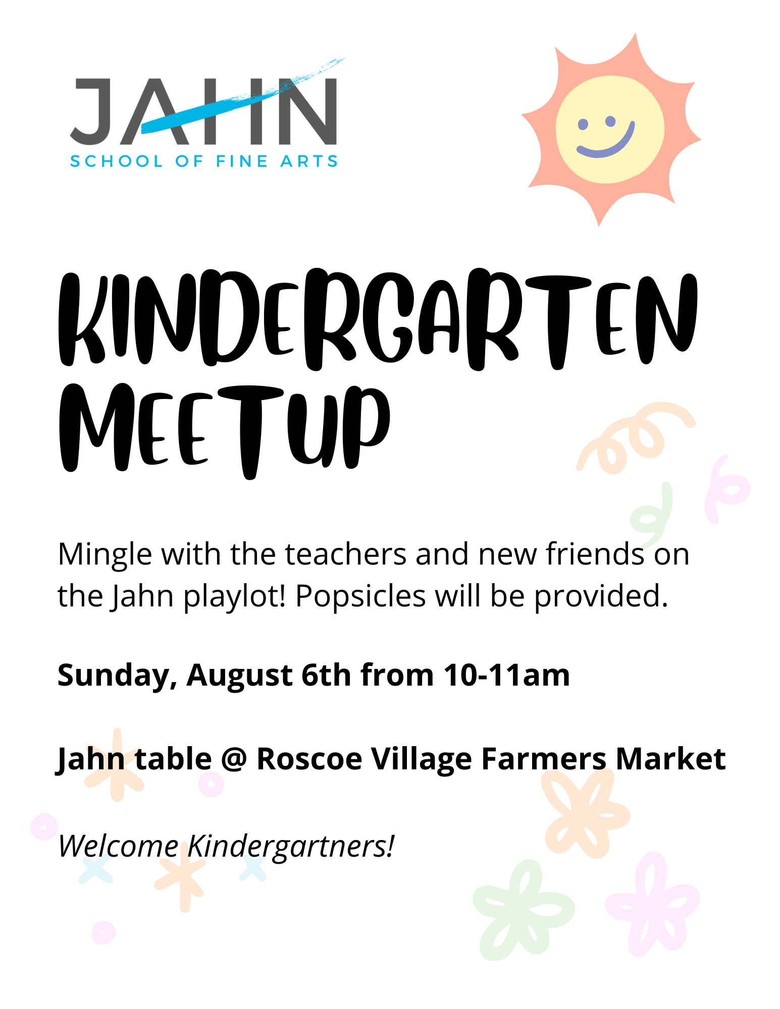 Kindergarten Meetup Flyer