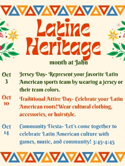 Latine Heritage Month Celebrations
