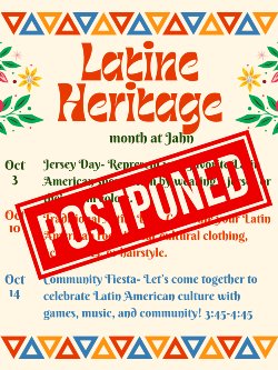 Postponed English flyer
